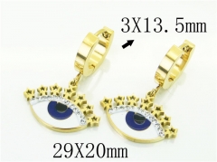 HY Wholesale Earrings 316L Stainless Steel Popular Jewelry Earrings-HY32E0396OZ