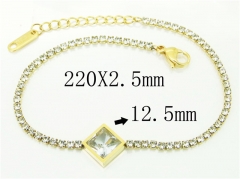 HY Wholesale 316L Stainless Steel Jewelry Bracelets-HY59B0306OLW