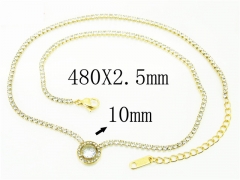 HY Wholesale Necklaces Stainless Steel 316L Jewelry Necklaces-HY59N0290HHA
