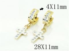 HY Wholesale Earrings 316L Stainless Steel Popular Jewelry Earrings-HY72E0010JI