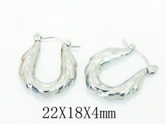 HY Wholesale Earrings 316L Stainless Steel Popular Jewelry Earrings-HY70E0977LF