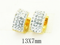 HY Wholesale Earrings 316L Stainless Steel Popular Jewelry Earrings-HY72E0033KE