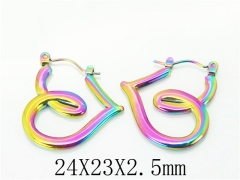 HY Wholesale Earrings 316L Stainless Steel Popular Jewelry Earrings-HY70E0945LX