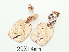 HY Wholesale Earrings 316L Stainless Steel Popular Jewelry Earrings-HY70E0936MR