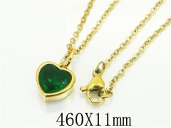 HY Wholesale Necklaces Stainless Steel 316L Jewelry Necklaces-HY15N0164MJC