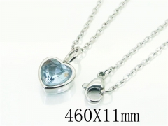 HY Wholesale Necklaces Stainless Steel 316L Jewelry Necklaces-HY15N0144LOB