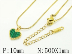 HY Wholesale Necklaces Stainless Steel 316L Jewelry Necklaces-HY59N0337MLZ