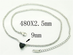 HY Wholesale Necklaces Stainless Steel 316L Jewelry Necklaces-HY59N0363HQQ