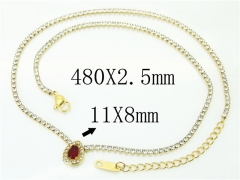 HY Wholesale Necklaces Stainless Steel 316L Jewelry Necklaces-HY59N0304HHU