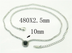 HY Wholesale Necklaces Stainless Steel 316L Jewelry Necklaces-HY59N0343HZZ