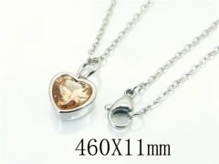 HY Wholesale Necklaces Stainless Steel 316L Jewelry Necklaces-HY15N0147LOC