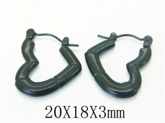 HY Wholesale Earrings 316L Stainless Steel Popular Jewelry Earrings-HY70E0959LB