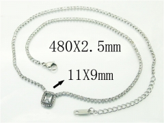 HY Wholesale Necklaces Stainless Steel 316L Jewelry Necklaces-HY59N0346HBB