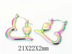HY Wholesale Earrings 316L Stainless Steel Popular Jewelry Earrings-HY70E0950LR