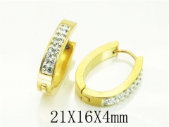 HY Wholesale Earrings 316L Stainless Steel Popular Jewelry Earrings-HY72E0036J5