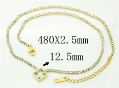 HY Wholesale Necklaces Stainless Steel 316L Jewelry Necklaces-HY59N0328HHW