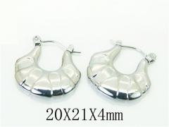 HY Wholesale Earrings 316L Stainless Steel Popular Jewelry Earrings-HY70E0992KC