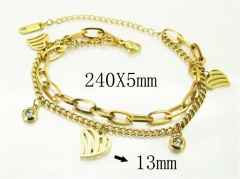 HY Wholesale 316L Stainless Steel Jewelry Bracelets-HY89B0080MLT