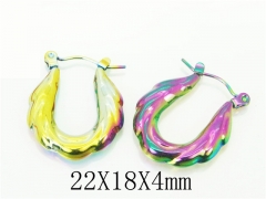HY Wholesale Earrings 316L Stainless Steel Popular Jewelry Earrings-HY70E0980LC
