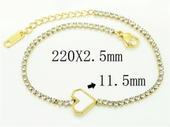 HY Wholesale 316L Stainless Steel Jewelry Bracelets-HY59B0300OLC