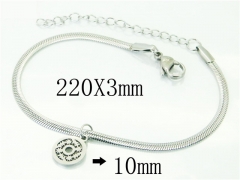 HY Wholesale 316L Stainless Steel Jewelry Bracelets-HY91B0268MU