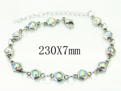 HY Wholesale 316L Stainless Steel Jewelry Bracelets-HY91B0241OB