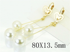 HY Wholesale Earrings 316L Stainless Steel Popular Jewelry Earrings-HY60E1166JD