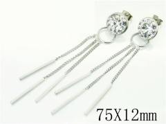 HY Wholesale Earrings 316L Stainless Steel Popular Jewelry Earrings-HY26E0451NQ