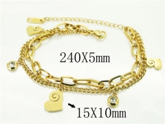HY Wholesale 316L Stainless Steel Jewelry Bracelets-HY89B0074MLX