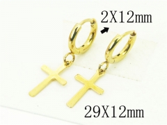 HY Wholesale Earrings 316L Stainless Steel Popular Jewelry Earrings-HY72E0004IS