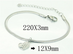 HY Wholesale 316L Stainless Steel Jewelry Bracelets-HY91B0275MD