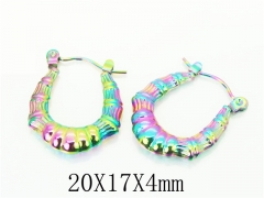 HY Wholesale Earrings 316L Stainless Steel Popular Jewelry Earrings-HY70E0975LS