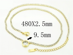 HY Wholesale Necklaces Stainless Steel 316L Jewelry Necklaces-HY59N0329HHQ