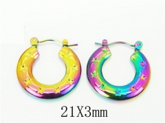 HY Wholesale Earrings 316L Stainless Steel Popular Jewelry Earrings-HY70E1030LC