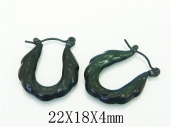 HY Wholesale Earrings 316L Stainless Steel Popular Jewelry Earrings-HY70E0979LX