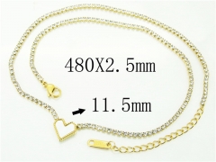 HY Wholesale Necklaces Stainless Steel 316L Jewelry Necklaces-HY59N0322HHD