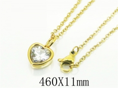HY Wholesale Necklaces Stainless Steel 316L Jewelry Necklaces-HY15N0154MJ
