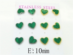 HY Wholesale Earrings 316L Stainless Steel Popular Jewelry Earrings-HY59E1140IIL