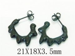 HY Wholesale Earrings 316L Stainless Steel Popular Jewelry Earrings-HY70E0939LC