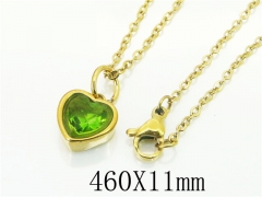 HY Wholesale Necklaces Stainless Steel 316L Jewelry Necklaces-HY15N0159MJR