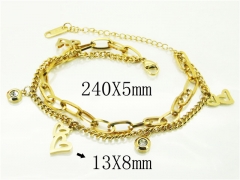 HY Wholesale 316L Stainless Steel Jewelry Bracelets-HY89B0081MLR