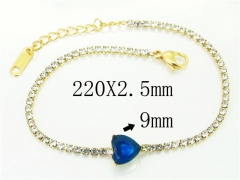 HY Wholesale 316L Stainless Steel Jewelry Bracelets-HY59B0299OLC