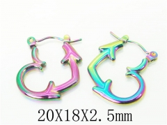 HY Wholesale Earrings 316L Stainless Steel Popular Jewelry Earrings-HY70E0955LA