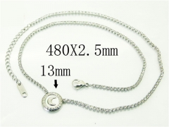 HY Wholesale Necklaces Stainless Steel 316L Jewelry Necklaces-HY59N0376HFF