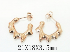 HY Wholesale Earrings 316L Stainless Steel Popular Jewelry Earrings-HY70E0941LF