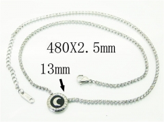 HY Wholesale Necklaces Stainless Steel 316L Jewelry Necklaces-HY59N0377HGG