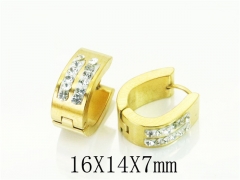 HY Wholesale Earrings 316L Stainless Steel Popular Jewelry Earrings-HY72E0039JLD