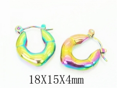 HY Wholesale Earrings 316L Stainless Steel Popular Jewelry Earrings-HY70E0985LV