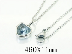 HY Wholesale Necklaces Stainless Steel 316L Jewelry Necklaces-HY15N0143LOG