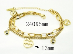 HY Wholesale 316L Stainless Steel Jewelry Bracelets-HY89B0073MLC